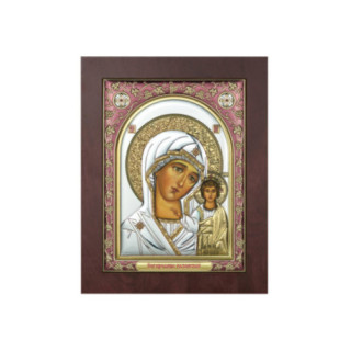 Icoana Argint - Fecioara Maria 17 х 22cm