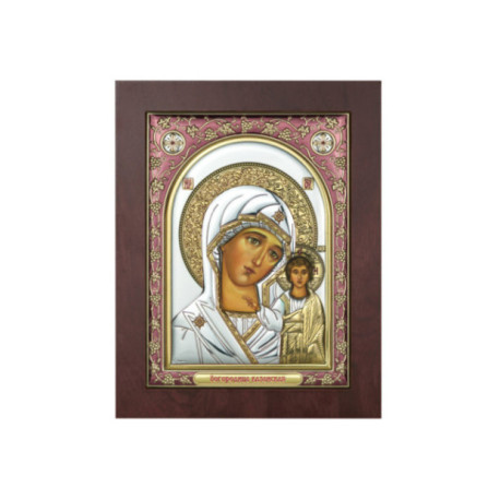 Icoana Argint - Fecioara Maria 17 х 22cm