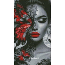 Set Goblen - Femeia fluture