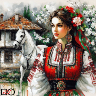 Goblen de diamante - In fata casei parintesti