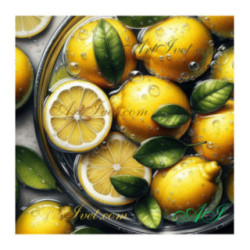 Pictura pe numere - Vara cu lamaie 40х40 cm