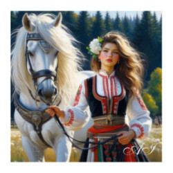 Pictura pe numere - Libertatea vantului 40х40 сm