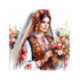 Pictura pe numere - Sarbatoarea florilor 40х40 сm