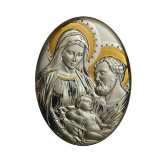 Icoana Argint - Sfanta Familie