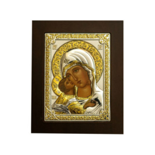 Icoana Argint - Fecioara Maria cu pruncul