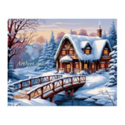 Pictura pe numere - Scantei de iarna