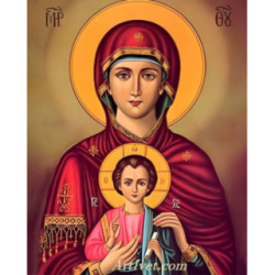 Pictura pe numere - Fecioara cu pruncul - Manuscrisul secret