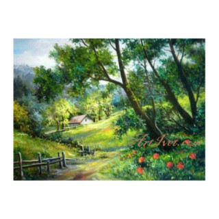 Pictura pe numere - In verdele naturii