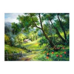 Pictura pe numere - In verdele naturii