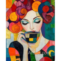 Pictura pe numere - Caldura culorilor