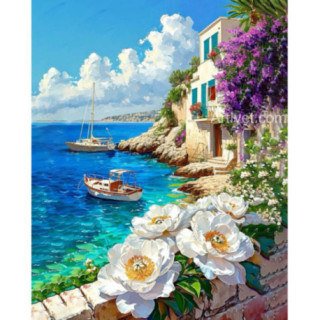 Pictura pe numere - Marea cu aroma incantatoare