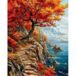 Pictura pe numere - Scari in inima toamnei