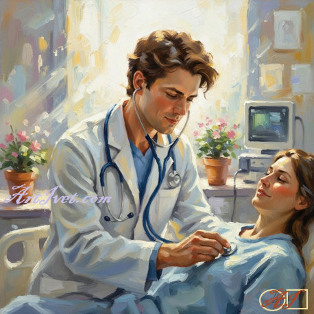 Goblen de diamante - In vizita la medic