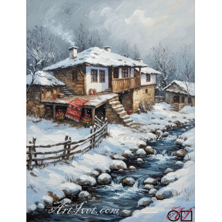 Goblen de diamante - Soapta raului iarna