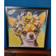 Pictura pe numere - Dulcele chihuahua Jessie 40х40 cm