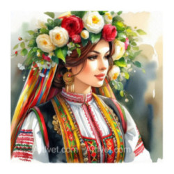 Pictura pe numere - Azi e zi de sarbatoare 40х40 сm