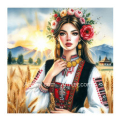 Pictura pe numere - Entuziasmul verii 40х40 сm