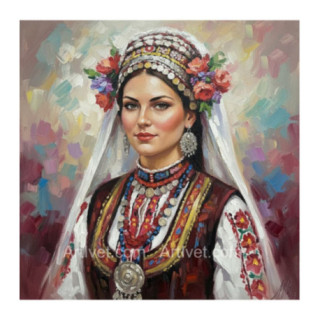 Pictura pe numere - Stela cea frumoasa 40х40 сm