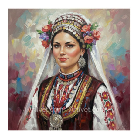 Pictura pe numere - Stela cea frumoasa 40х40 сm