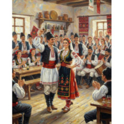 Pictura pe numere - Dans popular in bar