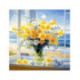 Pictura pe numere - Buchet cu narcise pe terasa