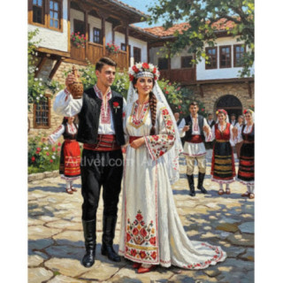 Pictura pe numere - La nunta