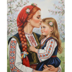 Pictura pe numere - Sarutul dulce a mamei