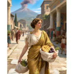 Pictura pe numere - Ultima zi a Pompeiului