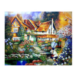 Pictura pe numere - Tacerea si linistea casei frumoase