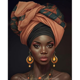 Pictura pe numere - Frumosete in reflectii