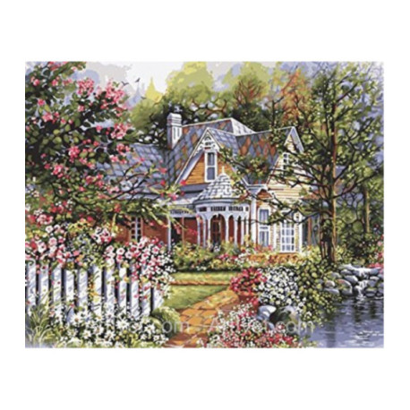 Pictura pe numere - Tacerea unei zile calde de primavara