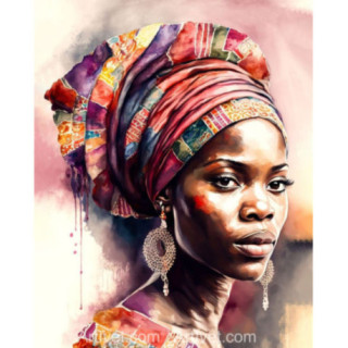 Pictura pe numere - Frumusetea Africii