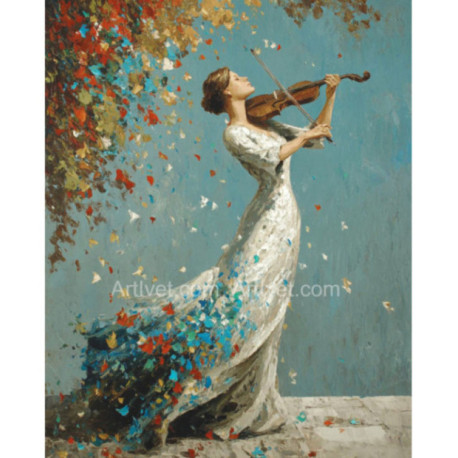 Pictura pe numere - Respiratie si tacere