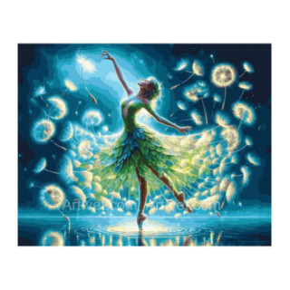 Pictura pe numere - Balerina - Dans cu papadii
