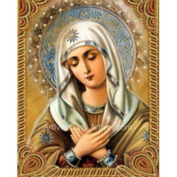 Pictura pe numere - Maica Domnului si razele soarelui