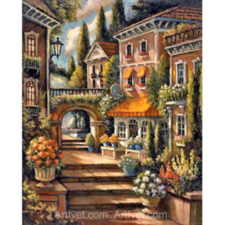 Pictura pe numere - Vibratiile orasului confortabil