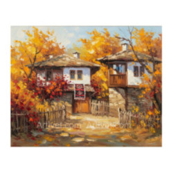 Pictura pe numere - Liniste in culorile toamnei