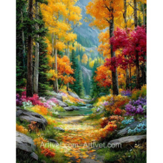 Pictura pe numere - Calea catre dimineata