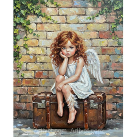 Pictura pe numere - Ingeras ingandurat