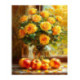 Pictura pe numere - Flori si mere aromate