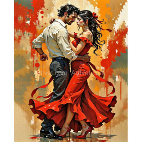 Pictura pe numere - Tangou pentru doi