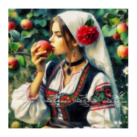 Pictura pe numere - Aromatul marului 40х40 сm