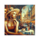 Pictura pe numere - Cafeneaua franceza 40х40 сm