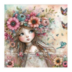 Pictura pe numere - Unde se duc fluturii 40х40 сm