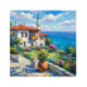 Pictura pe numere - Palatul din Balcic - Varianta 2 40х40 сm