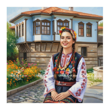 Pictura pe numere - Ileana zambareata 40х40 сm