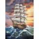 Pictura pe numere - Nava in ocean 
