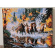 Pictura pe numere - Herghelia cailor salbatici