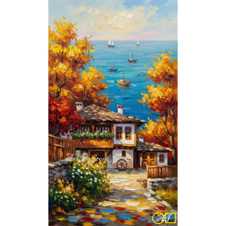 Goblen de diamante - Marea intalneste toamna