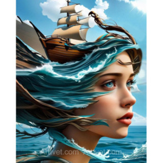 Pictura pe numere - Uraganul gandurilor